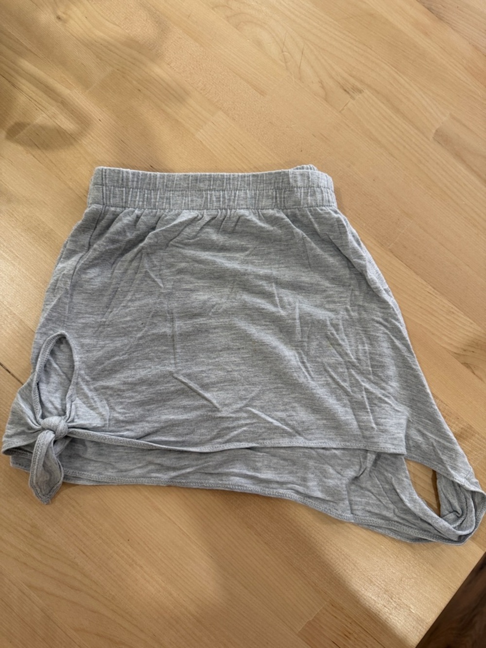 Casual Gray shorts with Side Tie